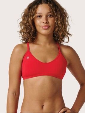 Watermen Surf Elite Bikini Top Sz M Lifeguard Sporty Swim Beach Pool